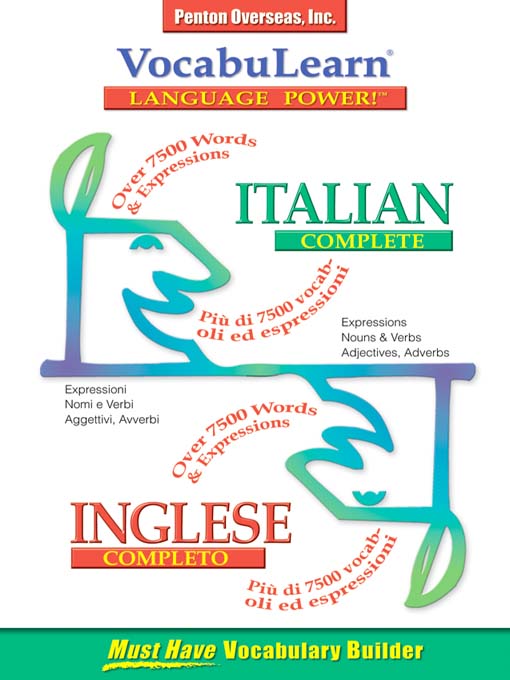 Title details for VocabuLearn Italian Complete by Penton Overseas, Inc. - Available